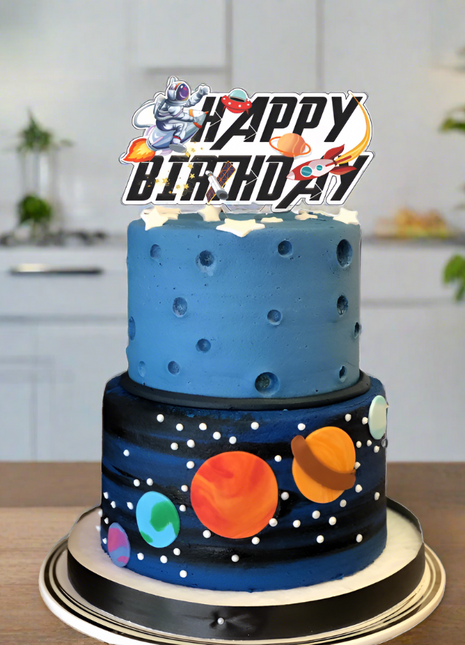 Space cake decorations