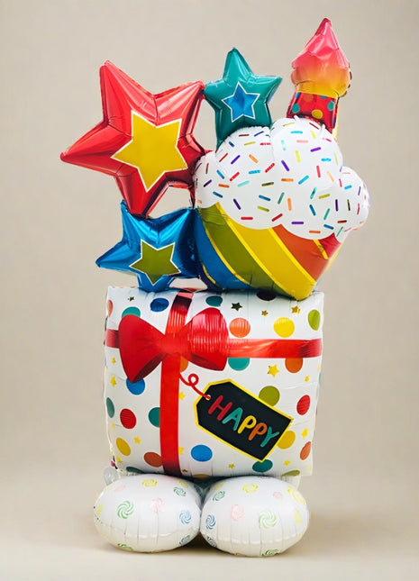 بالون كعكة كبيره لعيد الميلاد