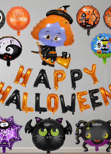 Halloween foil balloons