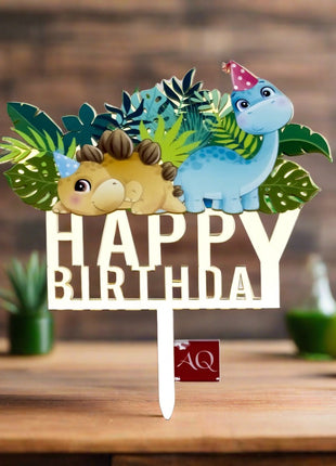 Dinosaur cake topper
