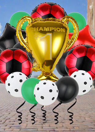 Soccer Trophy foil balloons collection