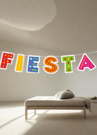 Fiesta banner and honeycombs
