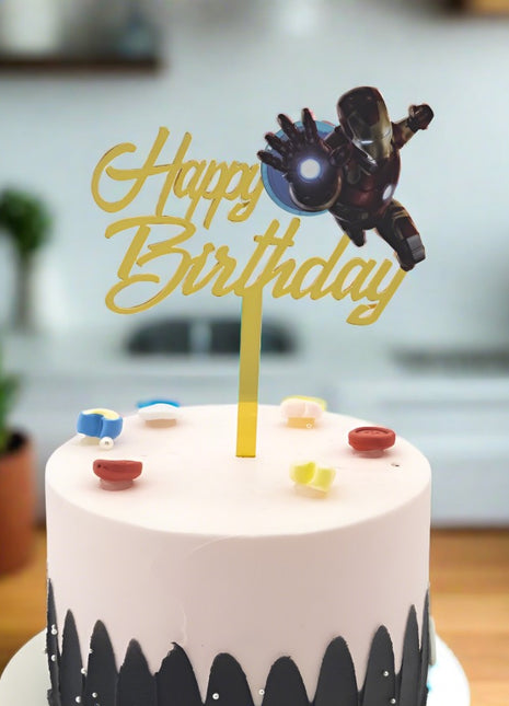 Iron Man Cake Topper