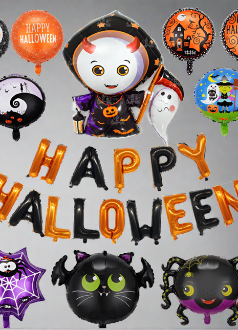Halloween foil balloons 2