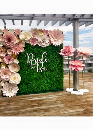 bride to be Flower Garland