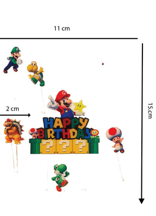 Mario cake topper