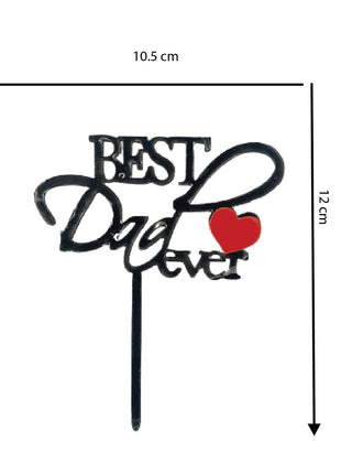 Father's Day cake topper