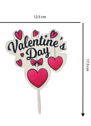 Valentine's cake topper