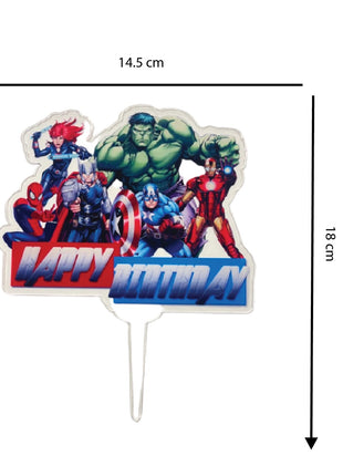 Superhero Cake Toppers