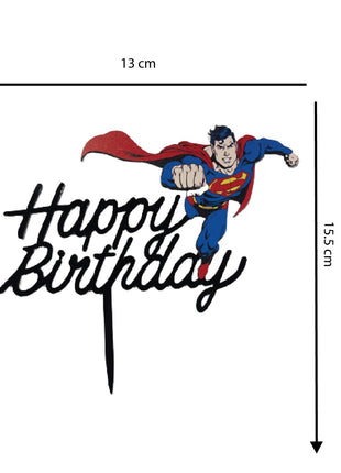 Supper Man Cake Topper