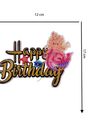 Barbie Mermaid Cake Topper - Reventon