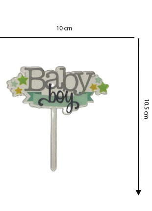 Baby Boy Cake Topper - Reventon