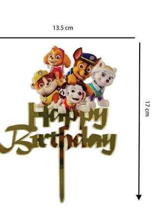 PAW patrol cake topper