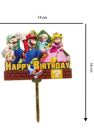 Mario cake topper 2