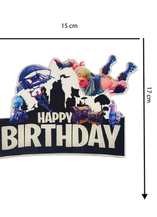 Fort night cake topper