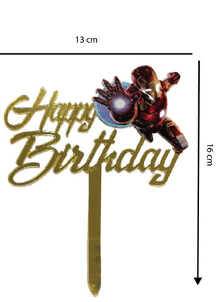 Iron Man Cake Topper