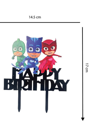 Masks cake topper