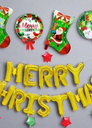Christmas foil balloon collection