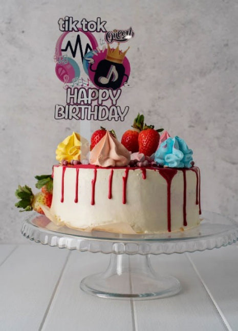 TikTok cake topper