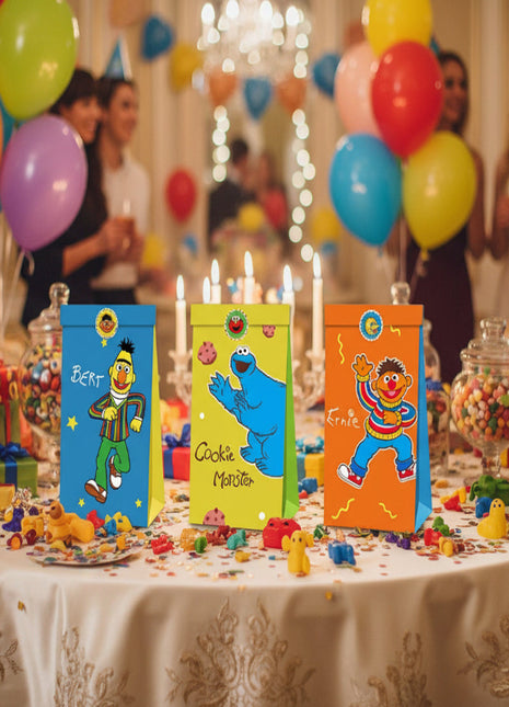 اكياس افتح يا سمسم Sesame  Street party bags