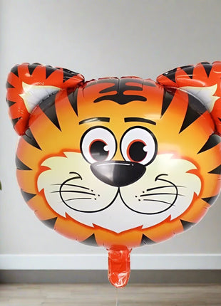 Jungle Theme banner, foil and latex balloons