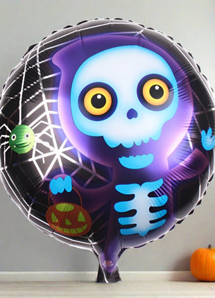Halloween banner and foil and latex balloon collection