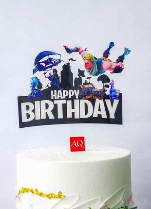 Fort night cake topper
