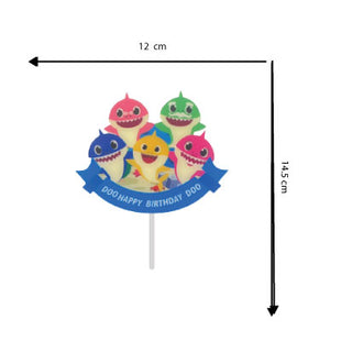 Baby Sharks Cake Topper 3 - Reventon