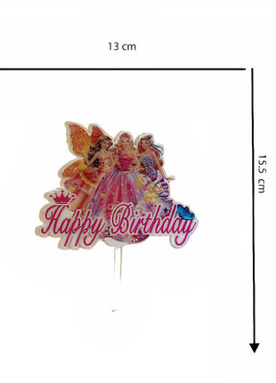 Barbie Butterfly Cake Topper - Reventon