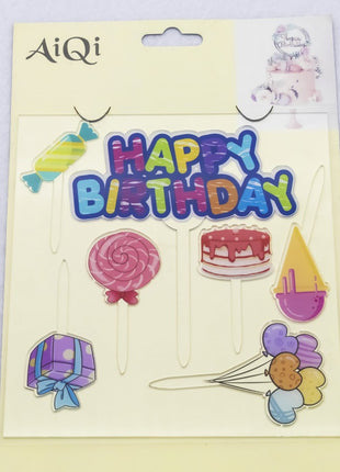 H Birthday Cake Toppers