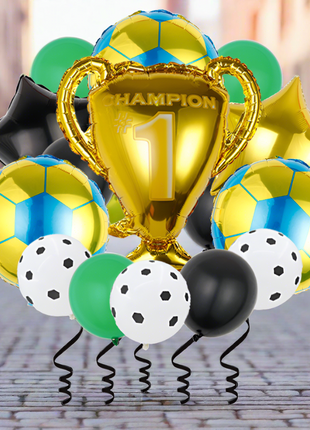 Soccer Trophy foil balloons collection