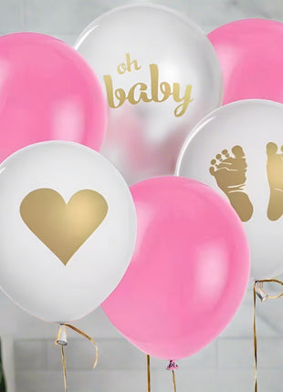 Baby Girl Latex Balloons - Reventon