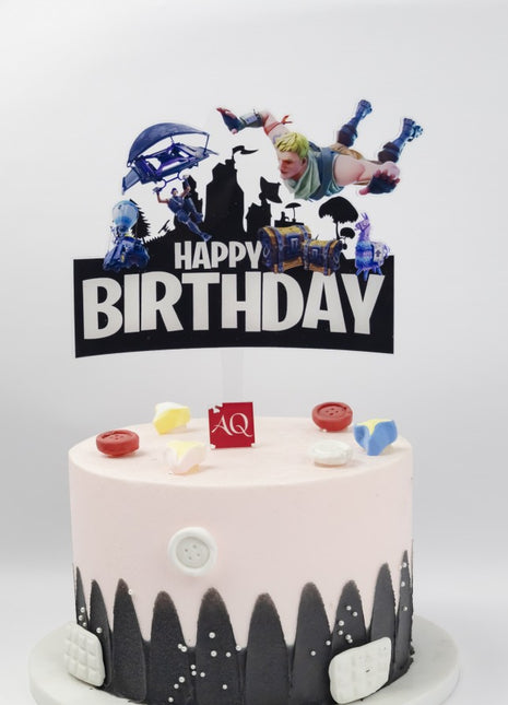 Fort night cake topper