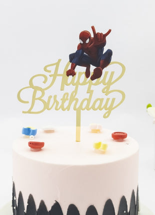 Spider man cake topper