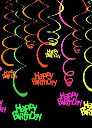 Neon Swirls