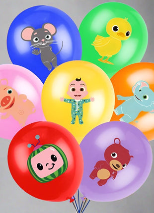 Cocomelon latex balloons