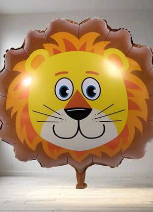 Jungle Theme banner, foil and latex balloons