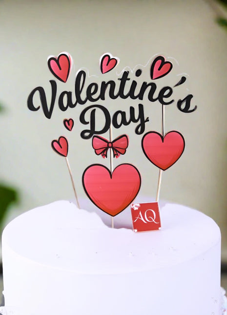 Valentine's cake topper