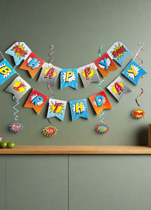 Super heroes banner