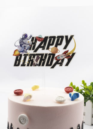 Space cake decorations