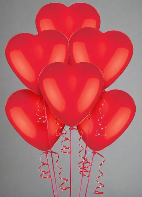 Red Heart Latex Balloons - Reventon